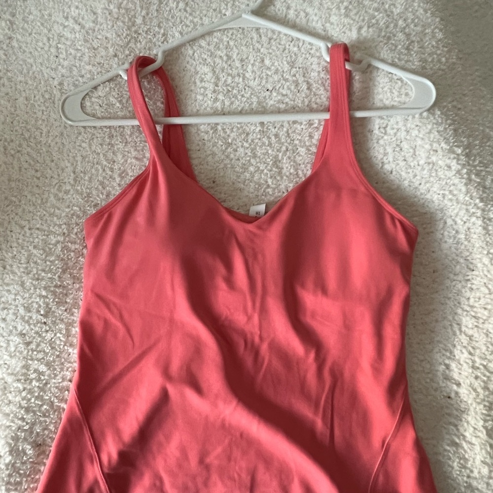 BNWOT Lululemon Waist-length Align tank in Raspberry Cream sz 8